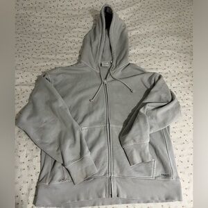 TNA COZY FLEECE ZIP UP SWEATER